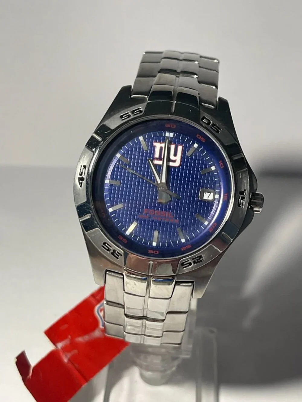 New York Giants NFL Stainless-Steel Watch by Fossil NEW (RARE)
